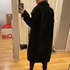 Missguided Jackets & Coats - Black Chunky Borg Teddy Coat Missguided Jackets & Coats - Black Chunky Borg Teddy Coat